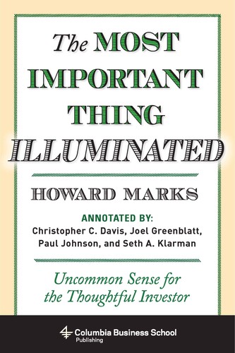 Cover of The Most Important Thing by Howard Marks