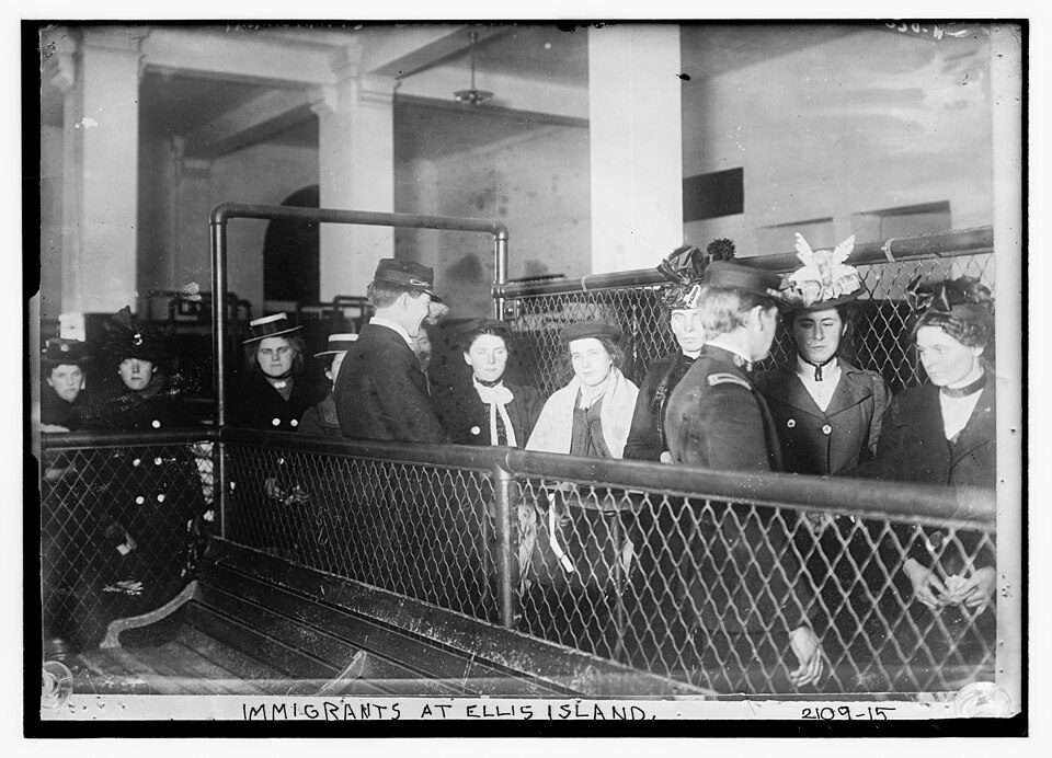 Immigrants arriving at Ellis Island, early 1900s